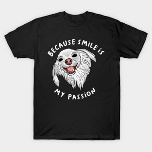 Passionate About Smiles Dog Dappiness T-Shirt